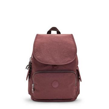 Kipling City Pack Ryggsäck Vinröda | SE 1696KO